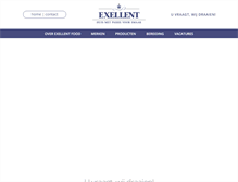 Tablet Screenshot of exellentfood.nl